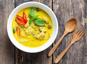 Grøn karry (Green curry – kaeng khiao wan)