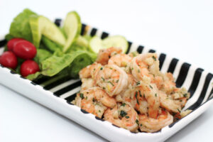 Rejer med hvidløg (Goong Gah Tee-em)